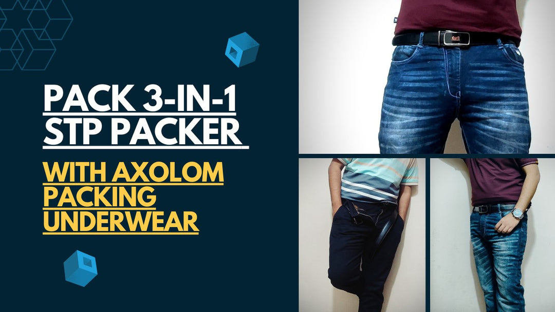 Pack 3-in-1 STP Packer With Axolom Packing Underwear - Axolom