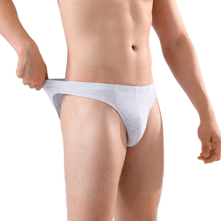 AXOLOM Comfort Packing Briefs - Cotton Light Gray - Axolom