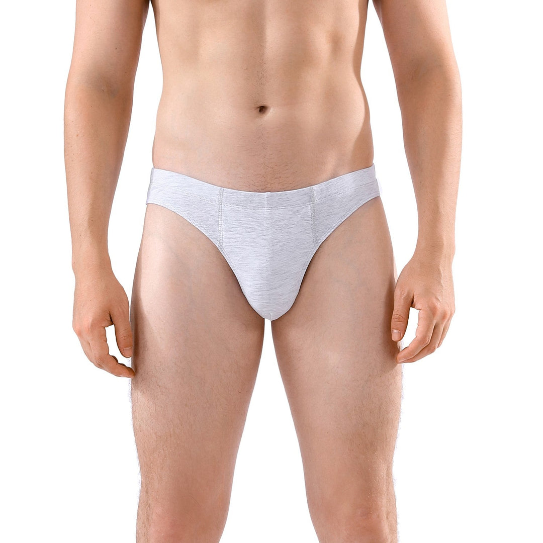 AXOLOM Comfort Packing Briefs - Cotton Light Gray - Axolom