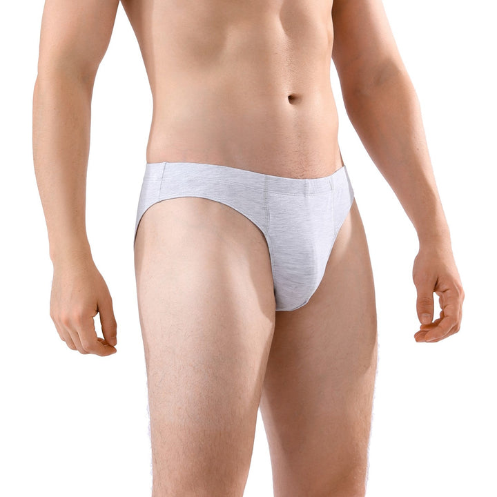 AXOLOM Comfort Packing Briefs - Cotton Light Gray - Axolom