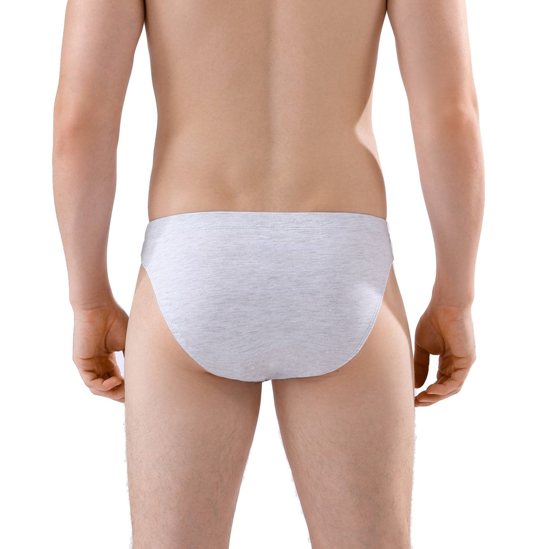 AXOLOM Comfort Packing Briefs - Cotton Light Gray - Axolom