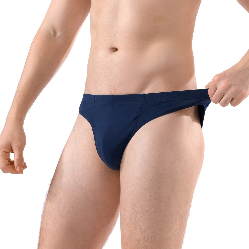 AXOLOM Comfort Packing Briefs - Cotton Navy Blue - Axolom