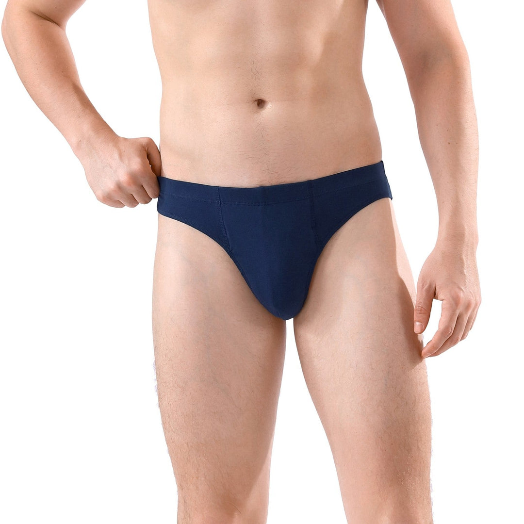 AXOLOM Comfort Packing Briefs - Cotton Navy Blue - Axolom