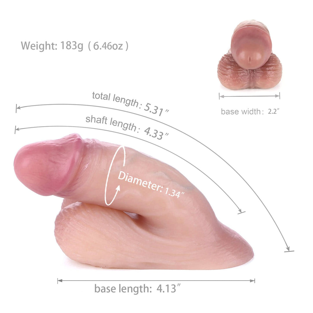 AXOLOM Au Naturel Realistic FTM Packer (Circumcised Painted Version) - Axolom