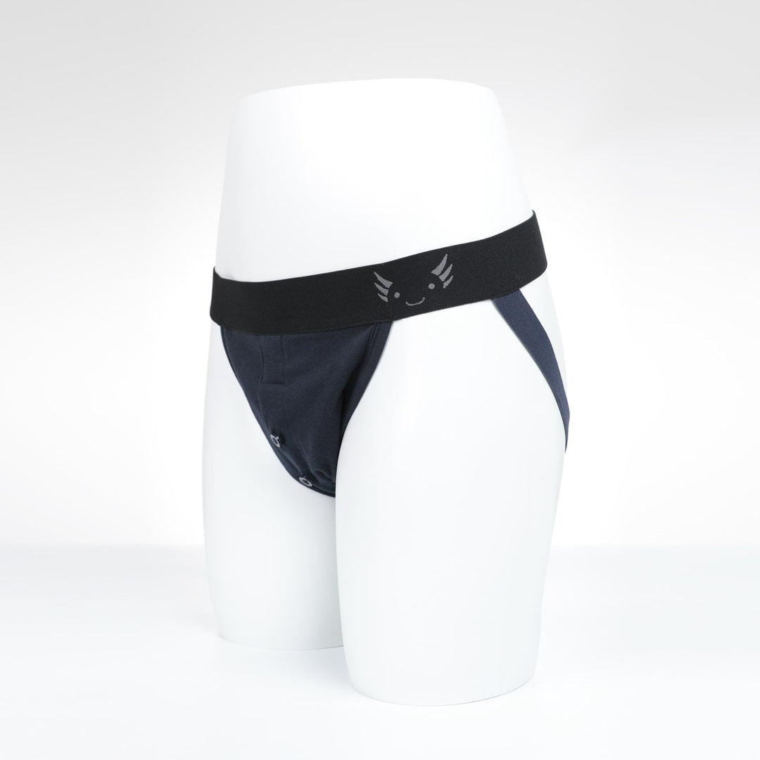 AXOLOM STP Jockstrap 1.5" O-ring Navy Blue - Axolom